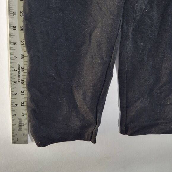 French Connection Black Jumpsuit Front Cross V Neck Short Sleeves Size 2 - Picture 9 of 9